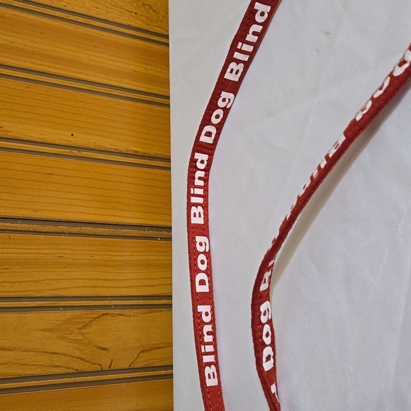 Blind dog leash Small dog 6' Length, Metal snap hook, Reinforced stitching, NWOT - Picture 3 of 6